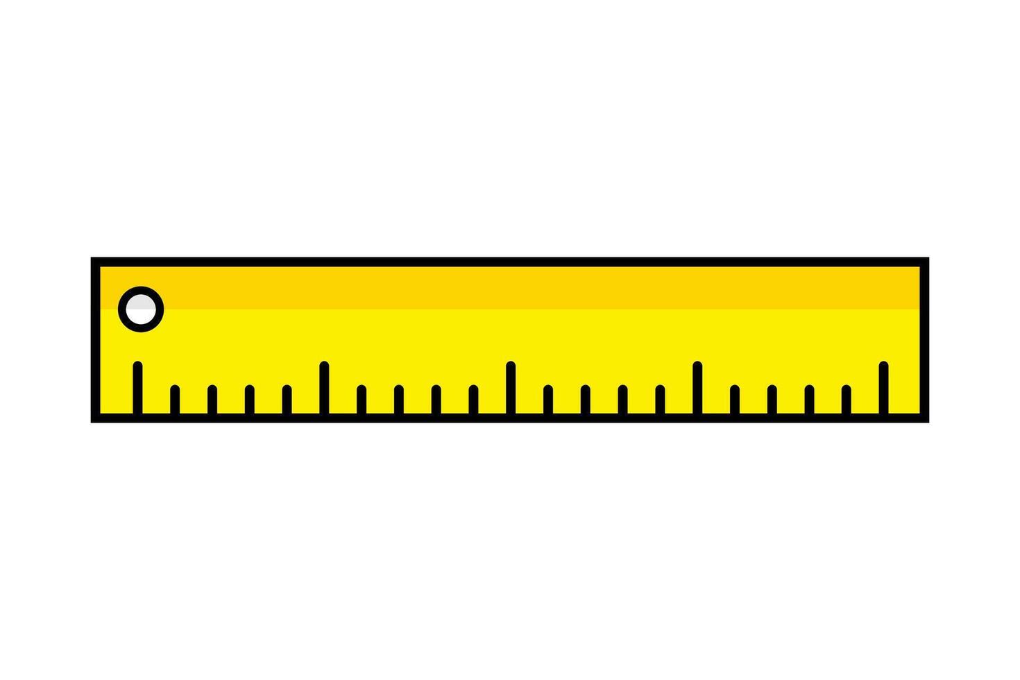 Ruler icon. Art and image illustration. vector