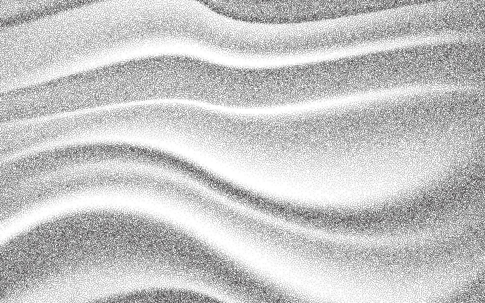 Black noise sand dust dots halftone background, fabric gradation with grainy texture pattern vector