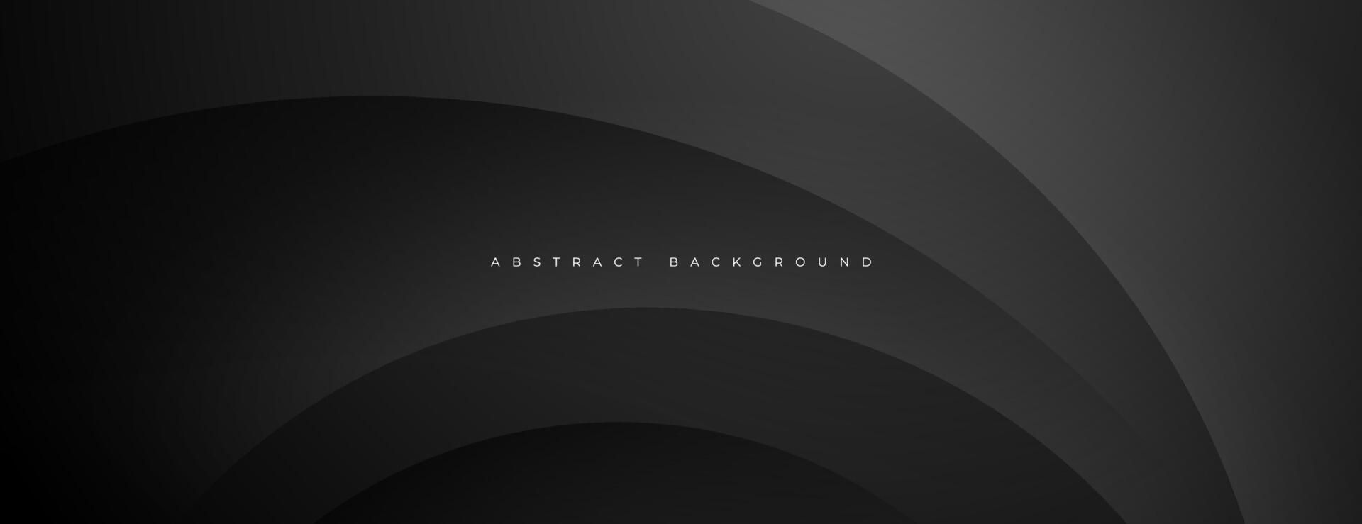 black abstract background with circular lines texture vector