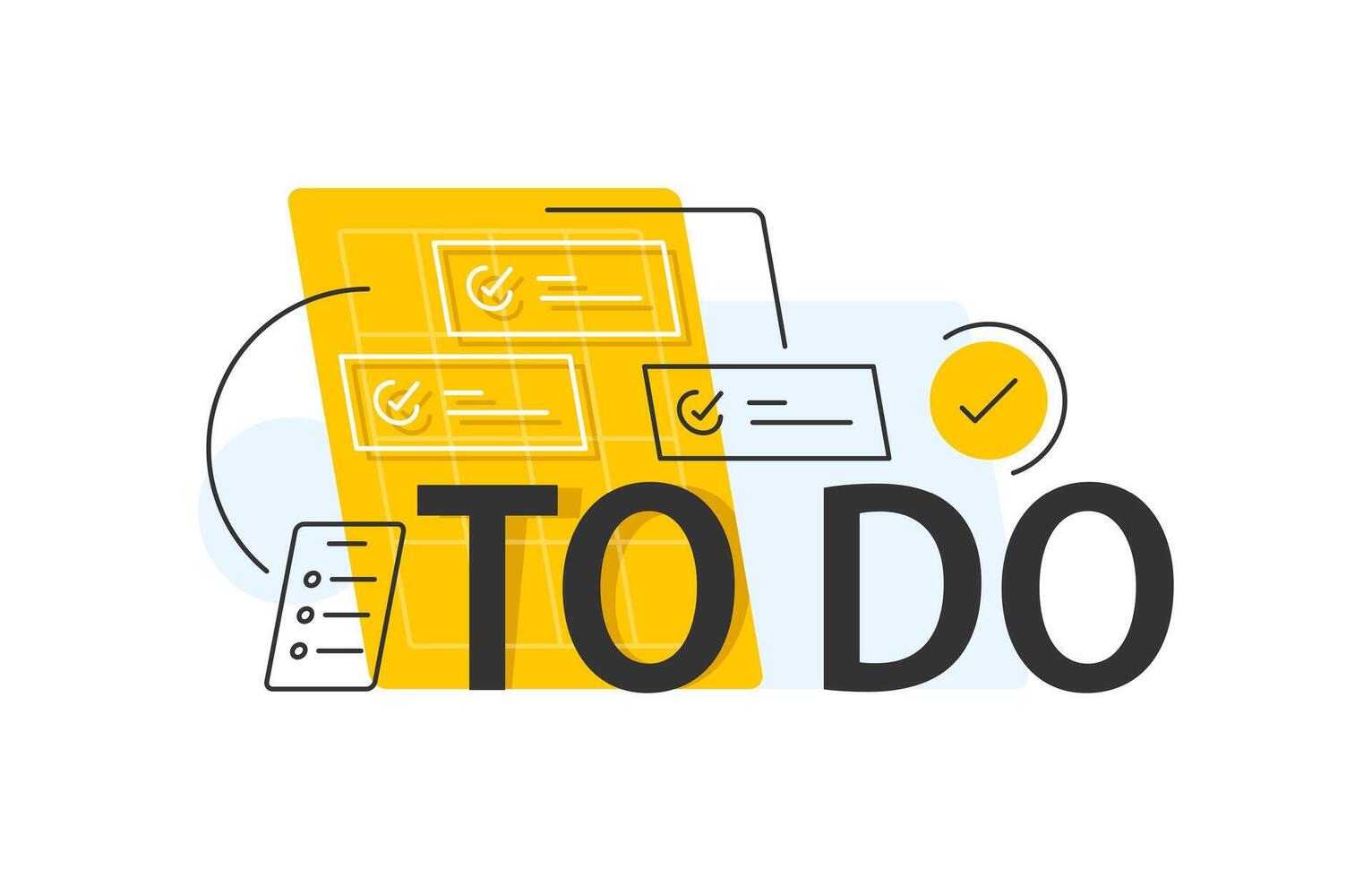 To do list or planning icon concept all tasks are completed paper