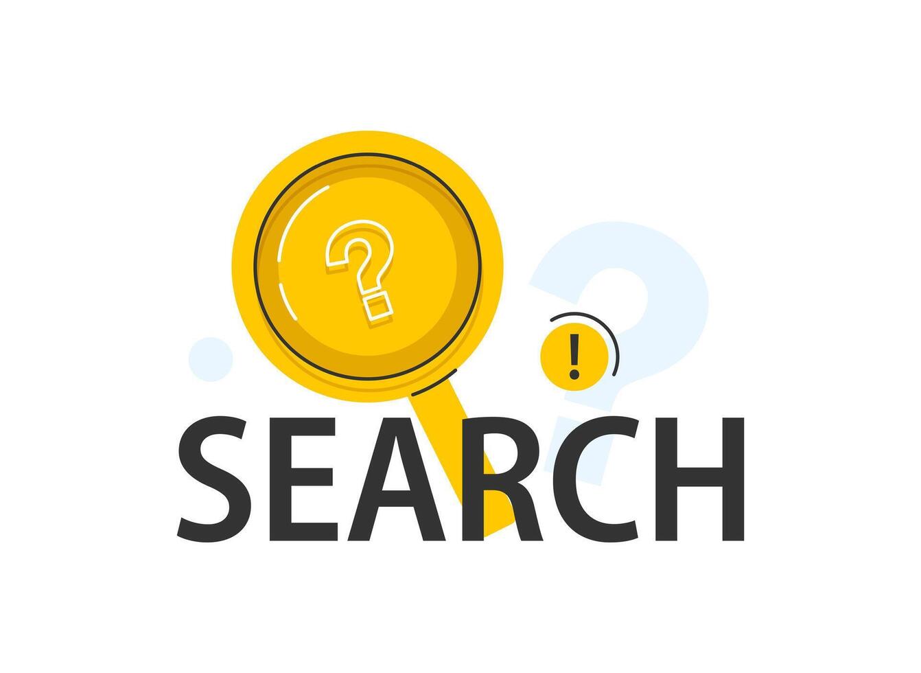Search no result,find results,data information not found concept,empty state ui, infographic vector