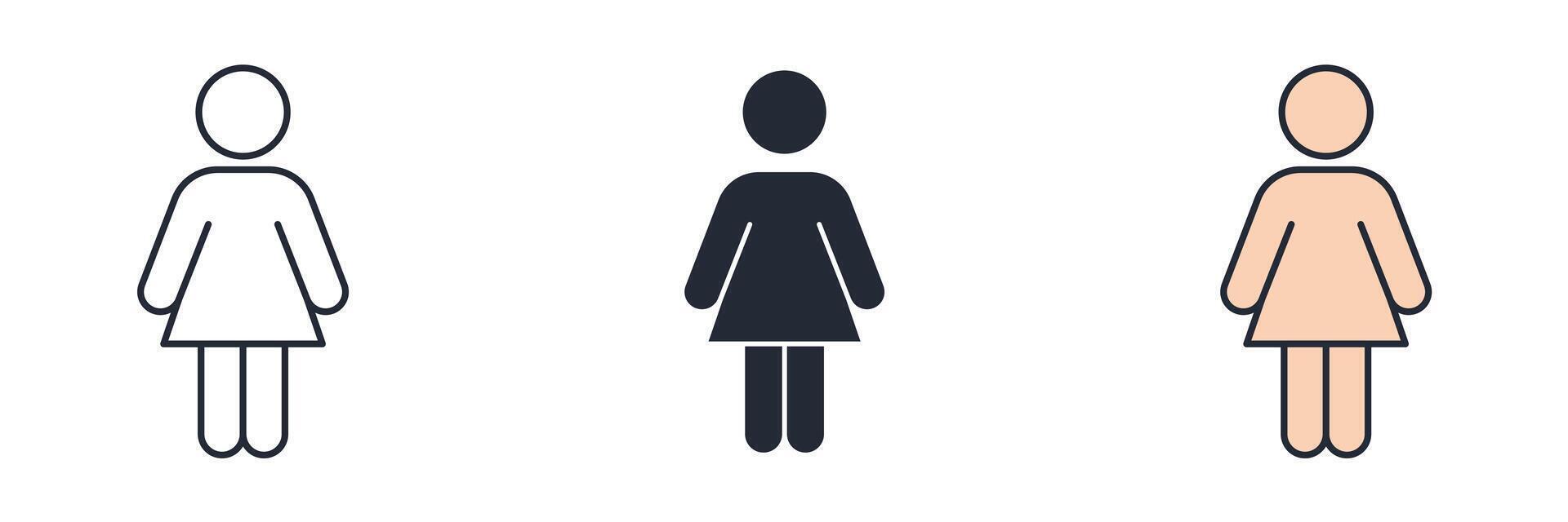 human people Icon theme symbol illustration isolated on white background vector