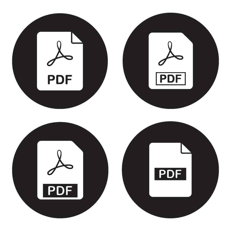 PDF icon design vector