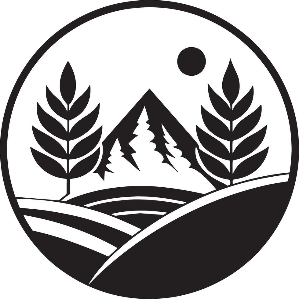 environmanet and ecology logo design illustration vector