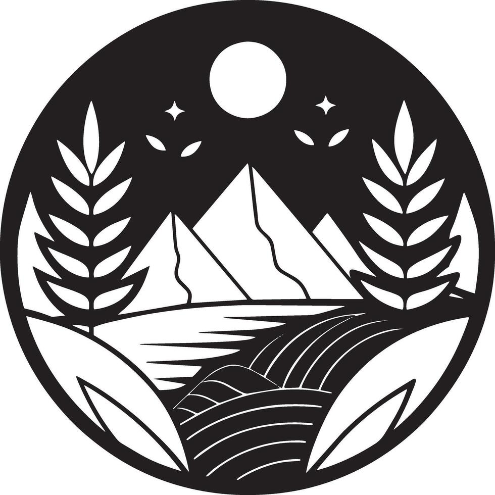 environmanet and ecology logo design illustration vector