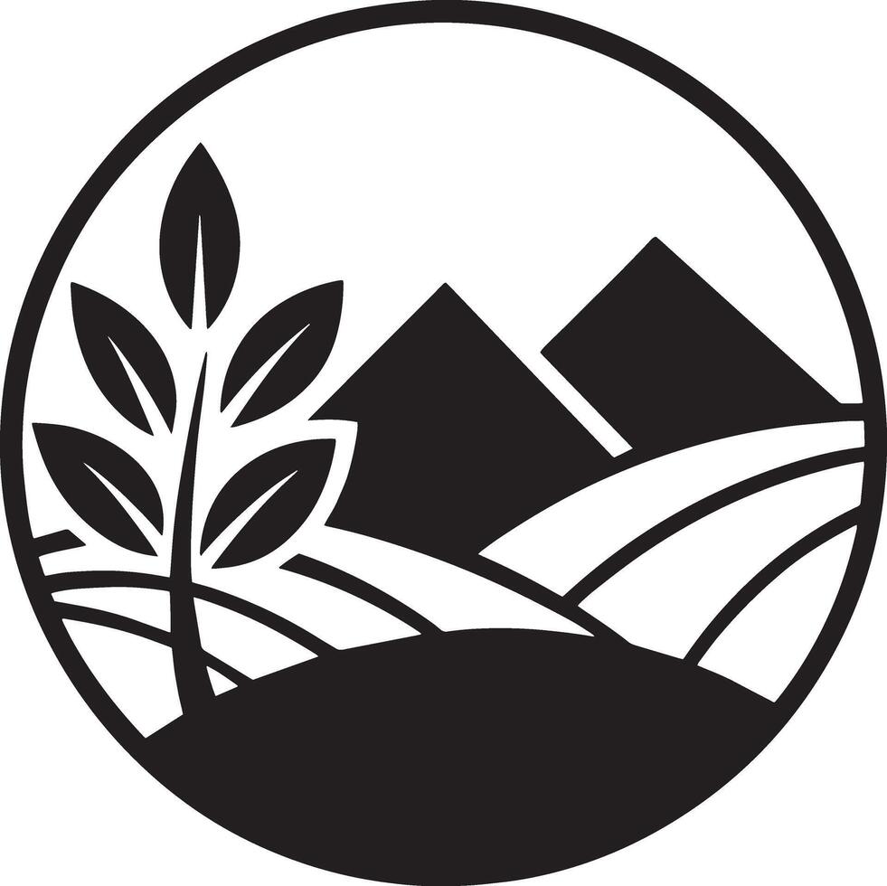 agriculture and farming logo design illustration vector