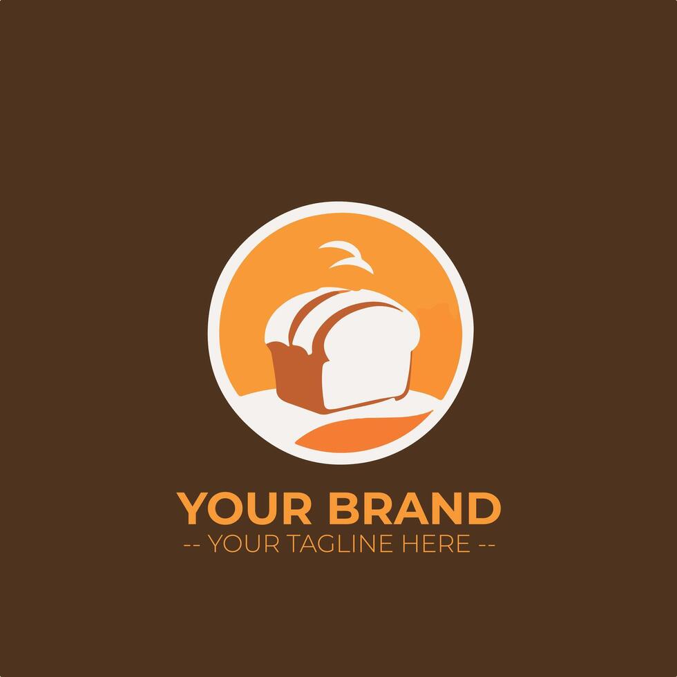 Bakery Store Minimalist Logo Concept vector