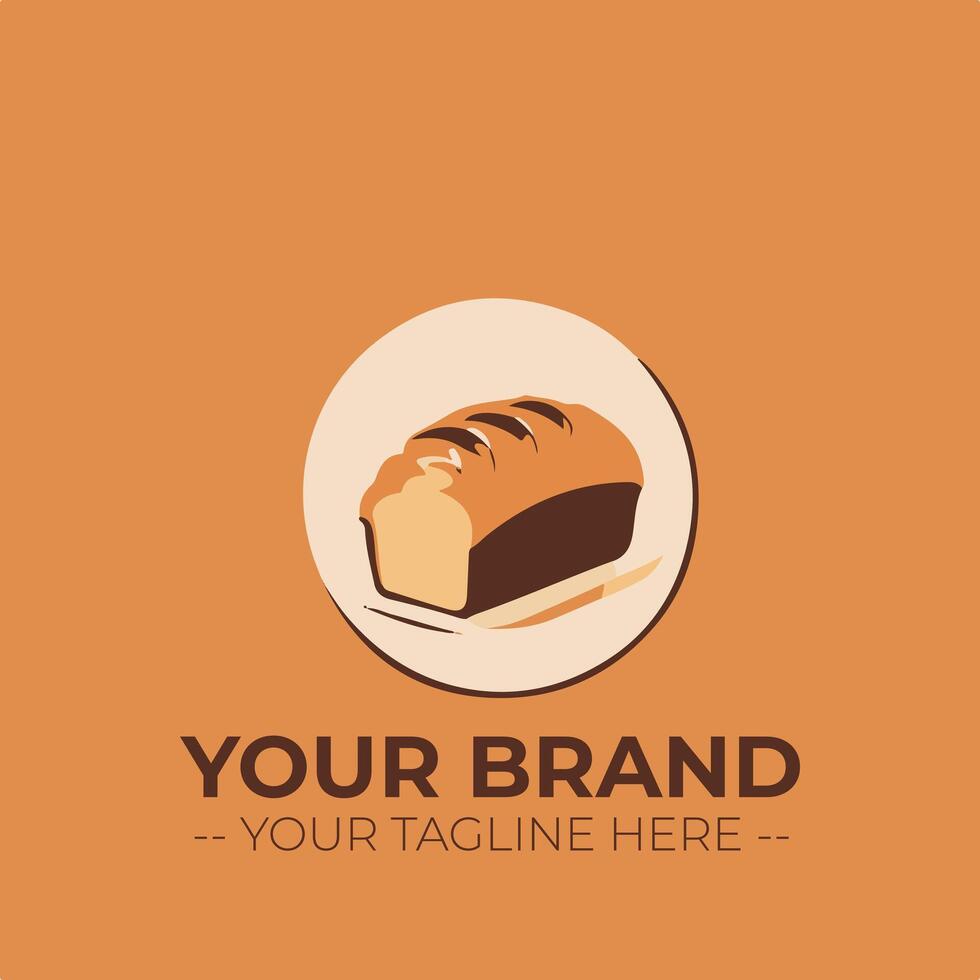Bakery Store Minimalist Logo Concept vector