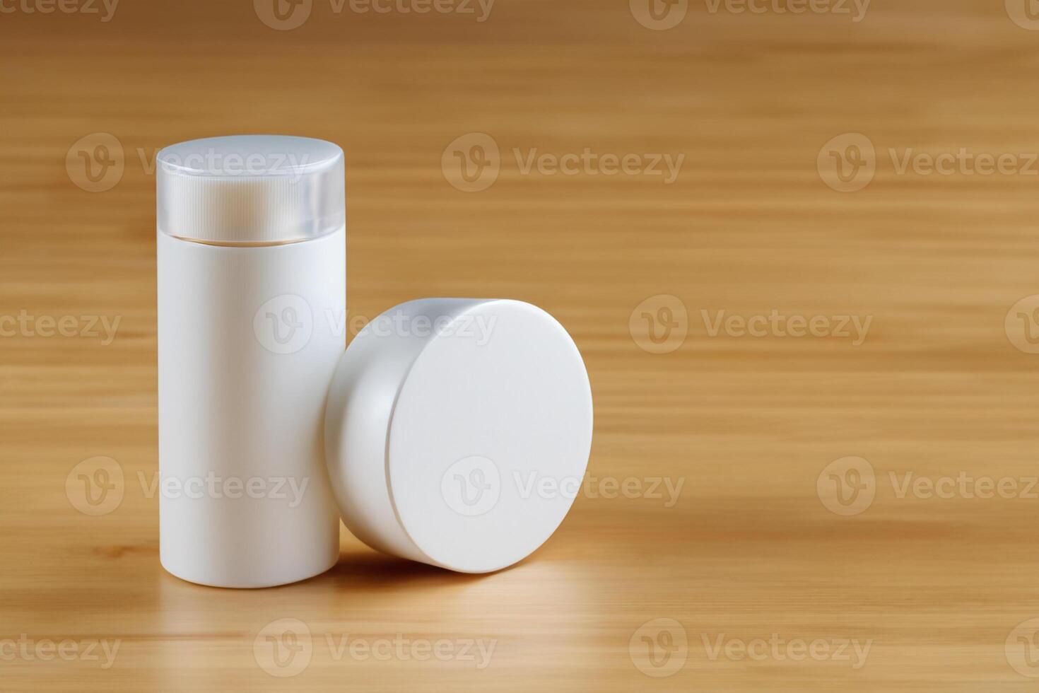 Glamorous Presentation Showcasing Beautiful Cosmetic Product Mockup, A Stunning Display of Elegance photo