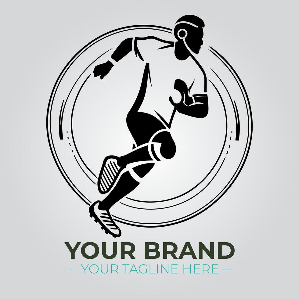 Sports Minimalist Logo Concept vector
