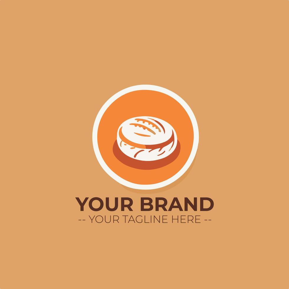 Bakery Store Minimalist Logo Concept vector