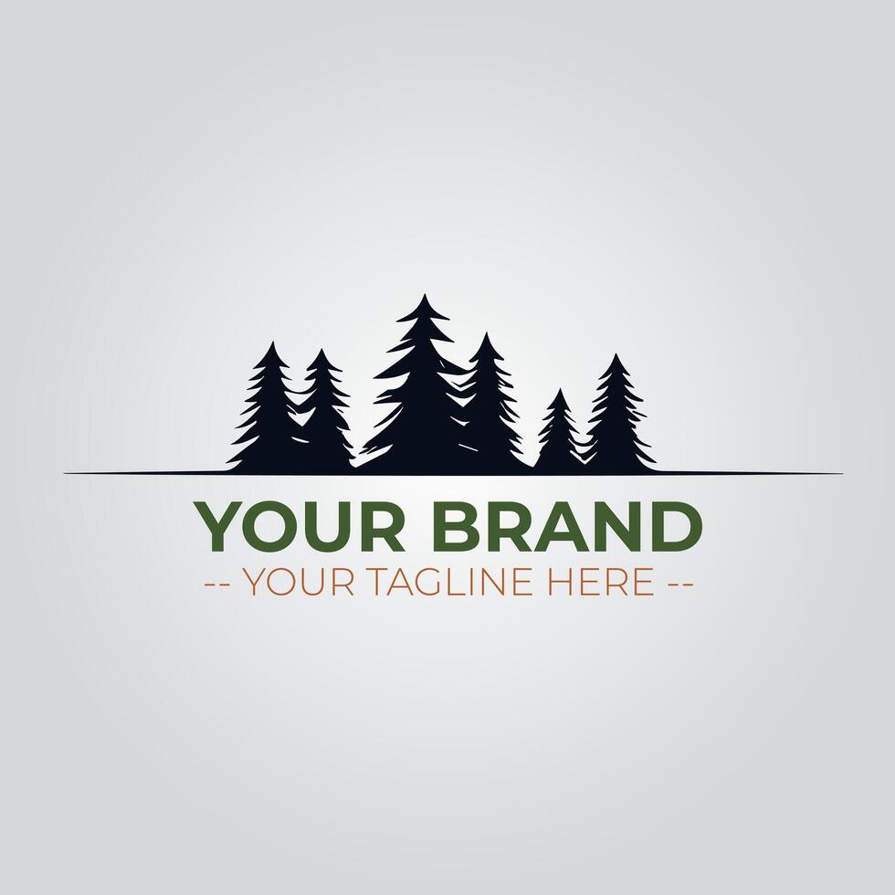 Mountain Minimalist Logo Concept vector