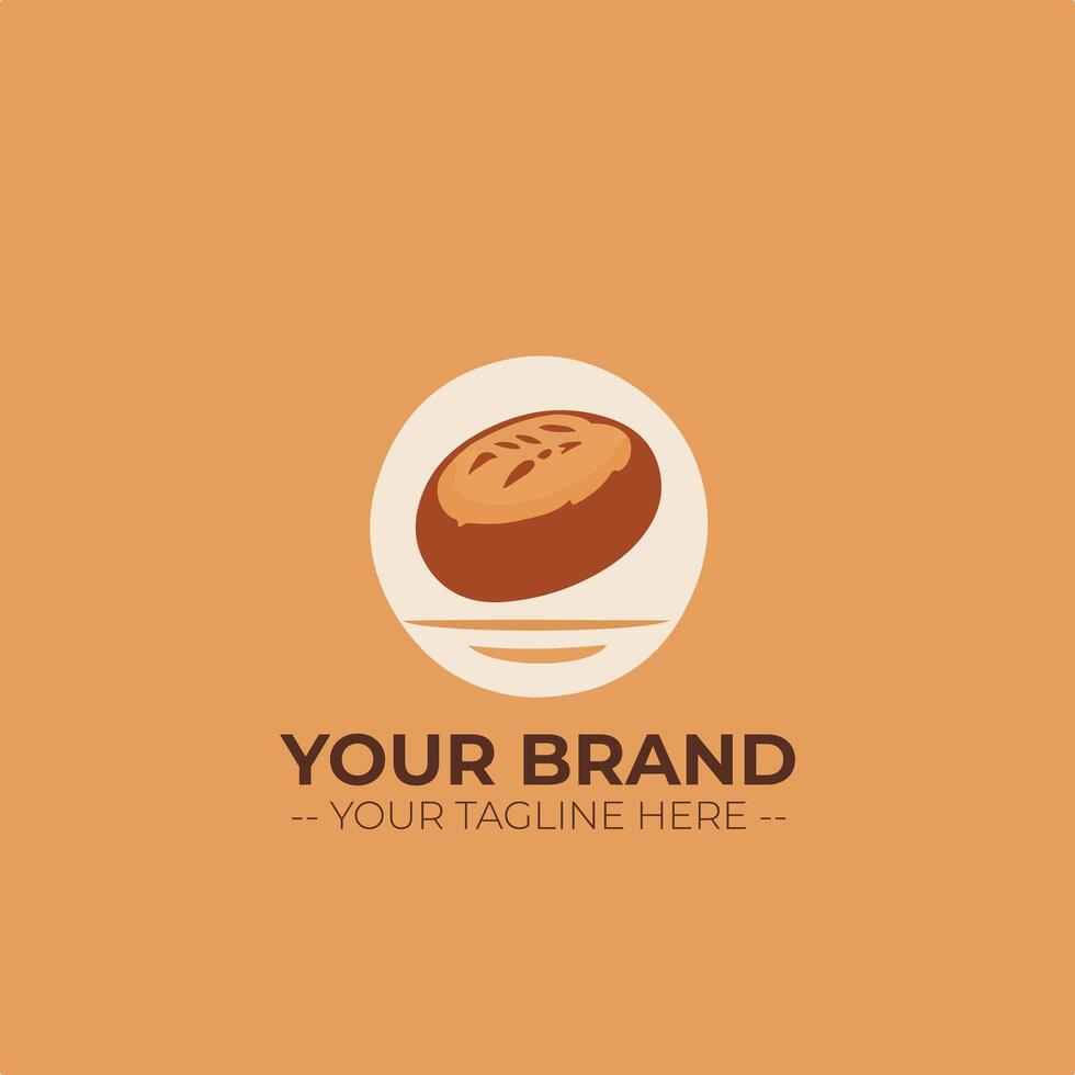 Bakery Store Minimalist Logo Concept vector
