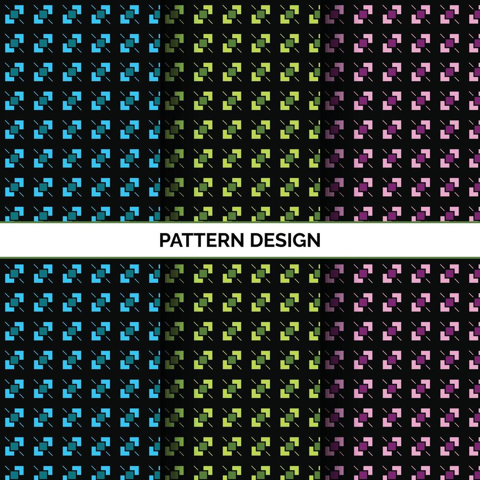 Geometric pattern design. Decorative pattern design. Colorful Fabric patterns vector