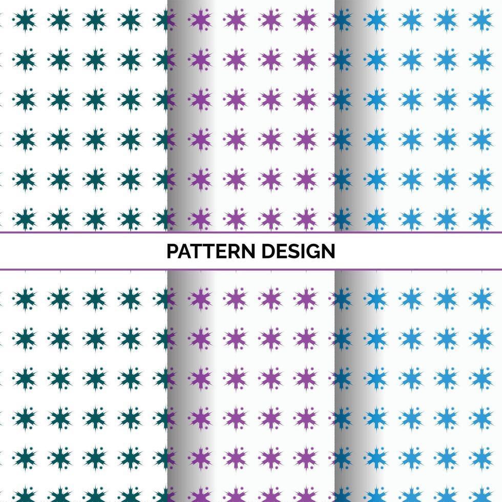 Geometric pattern design. Decorative pattern design. Colorful Fabric patterns vector