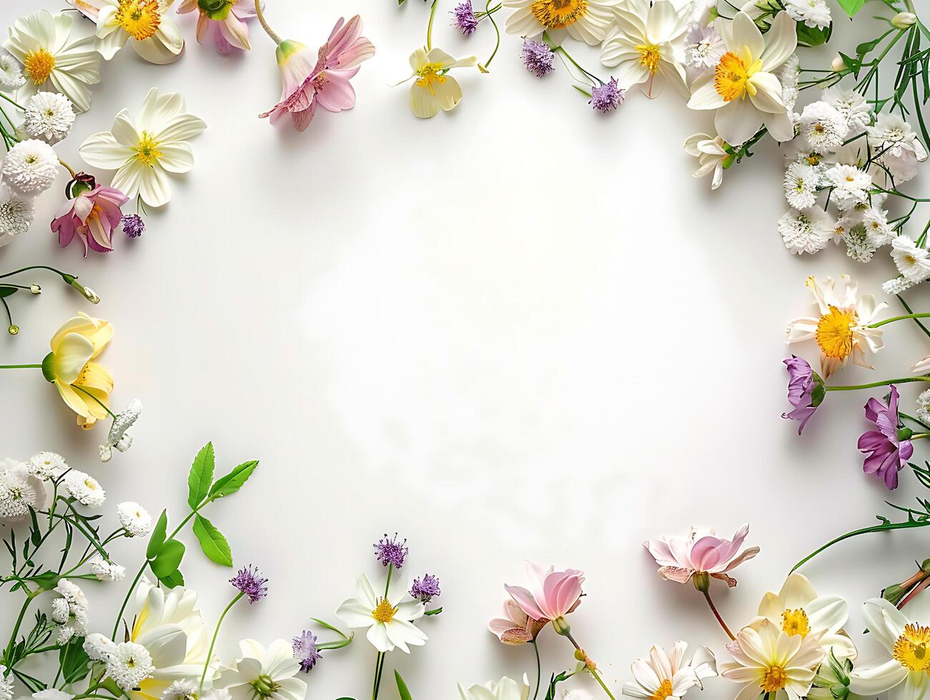Floral background with space for text photo