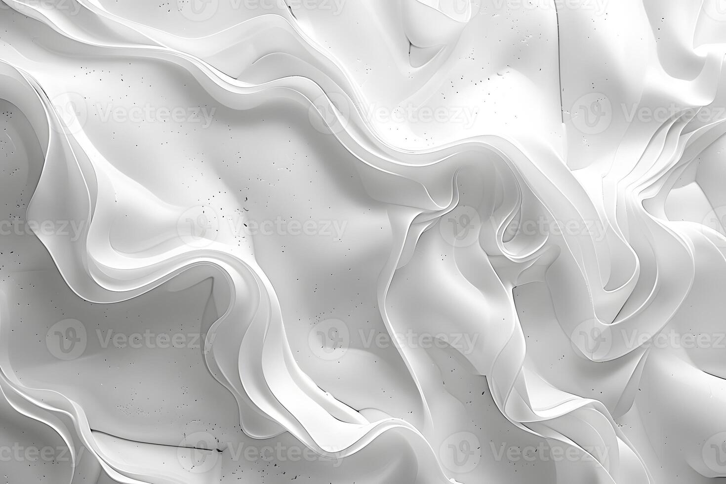 White wall with large wave pattern photo