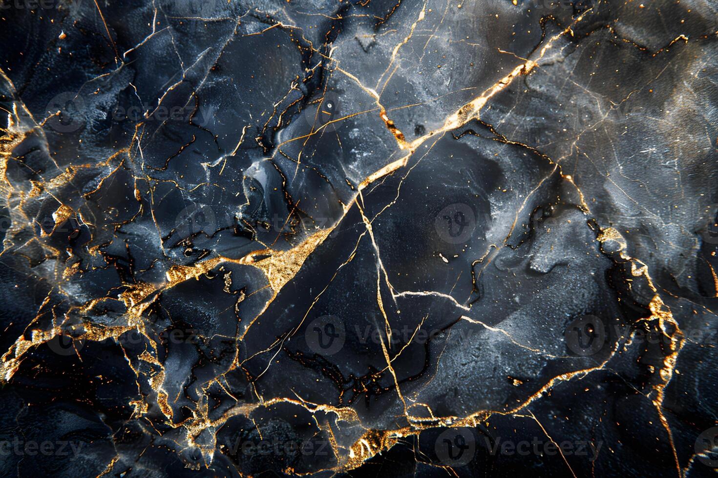 Black marble with gold veinings and a black backdrop photo
