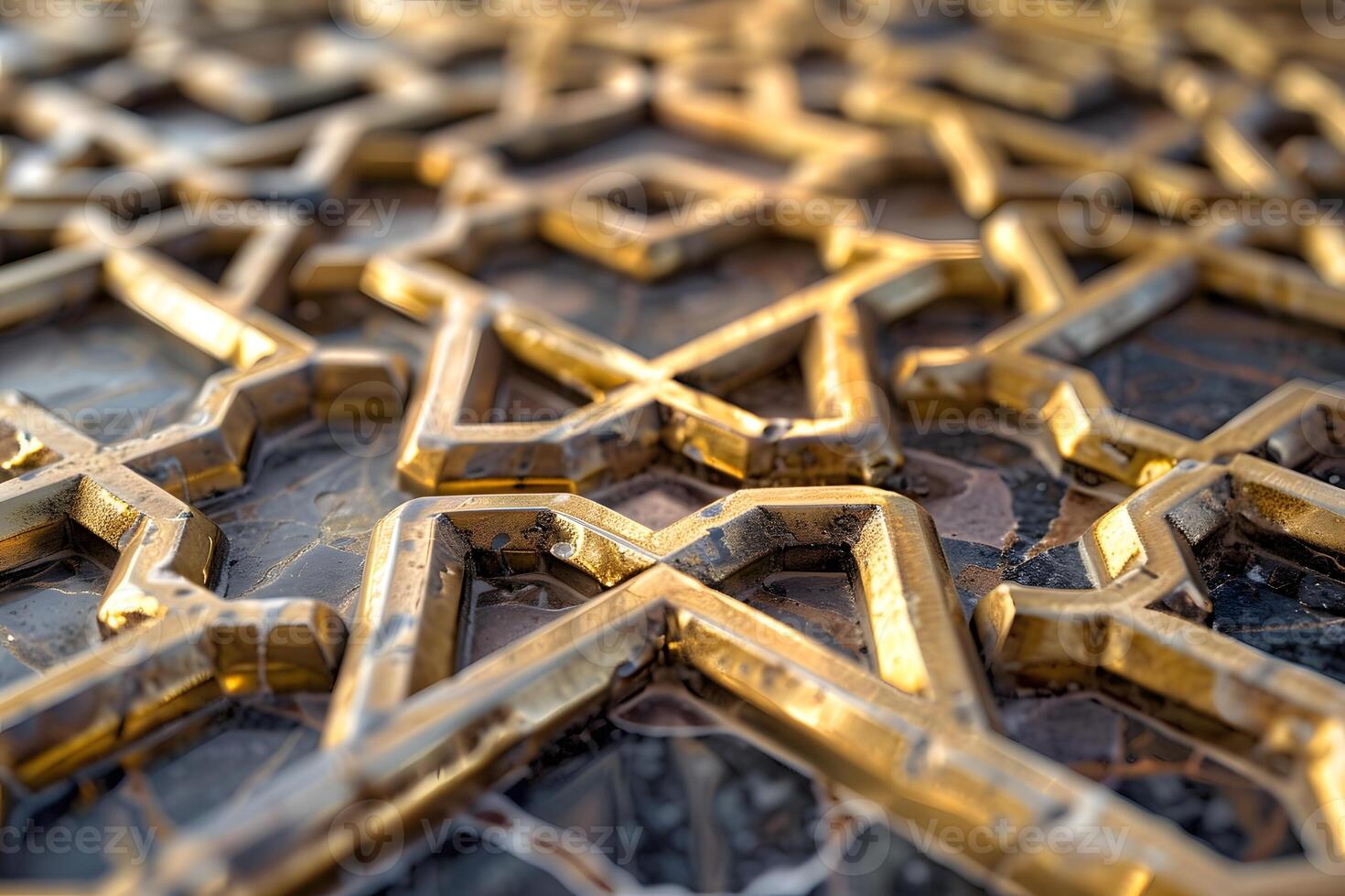 Metal cross on a surface photo