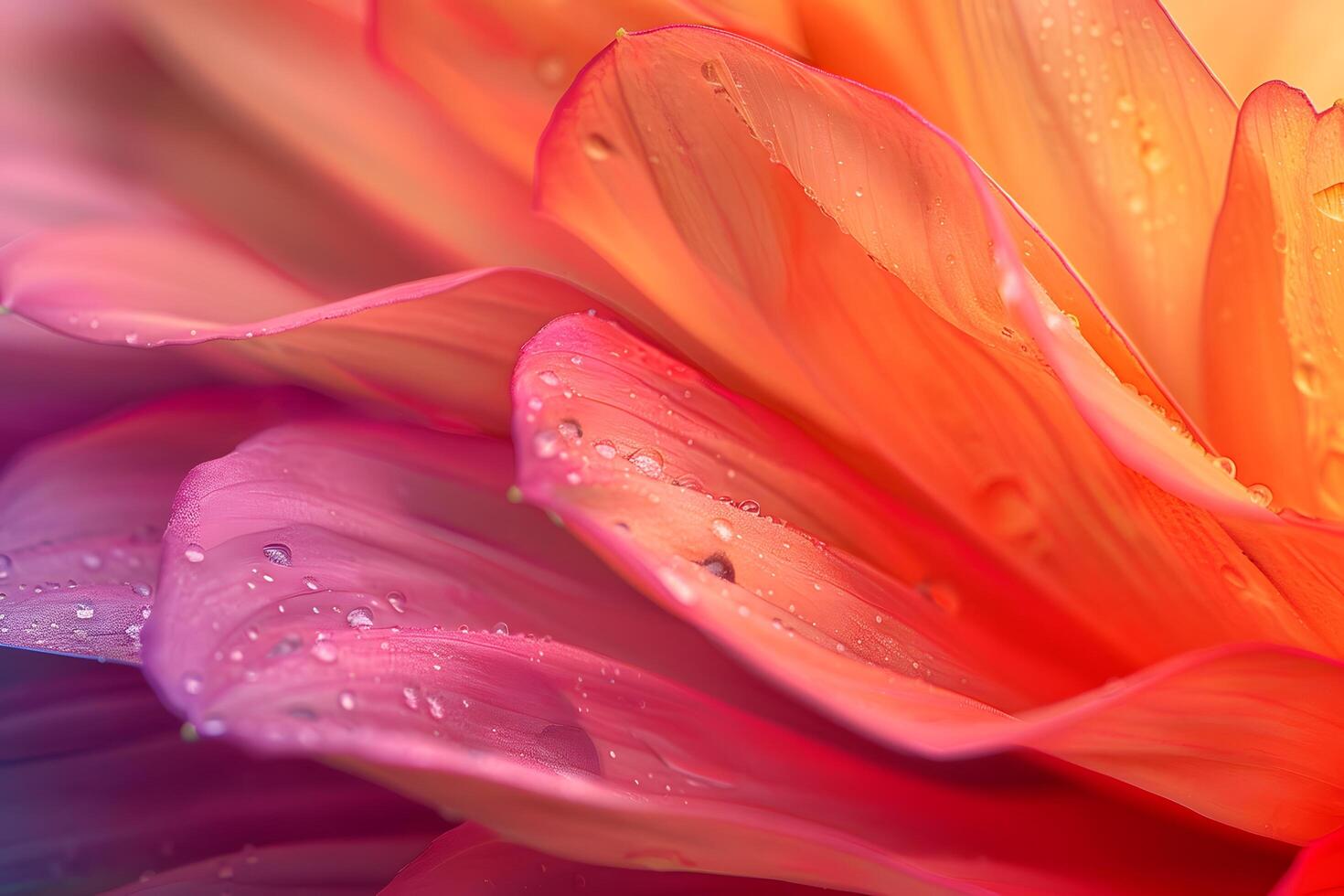 A close up of a flower with water droplets on it photo