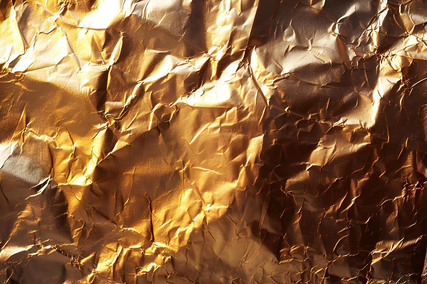 A close up of a piece of foil with a gold foil covering it photo