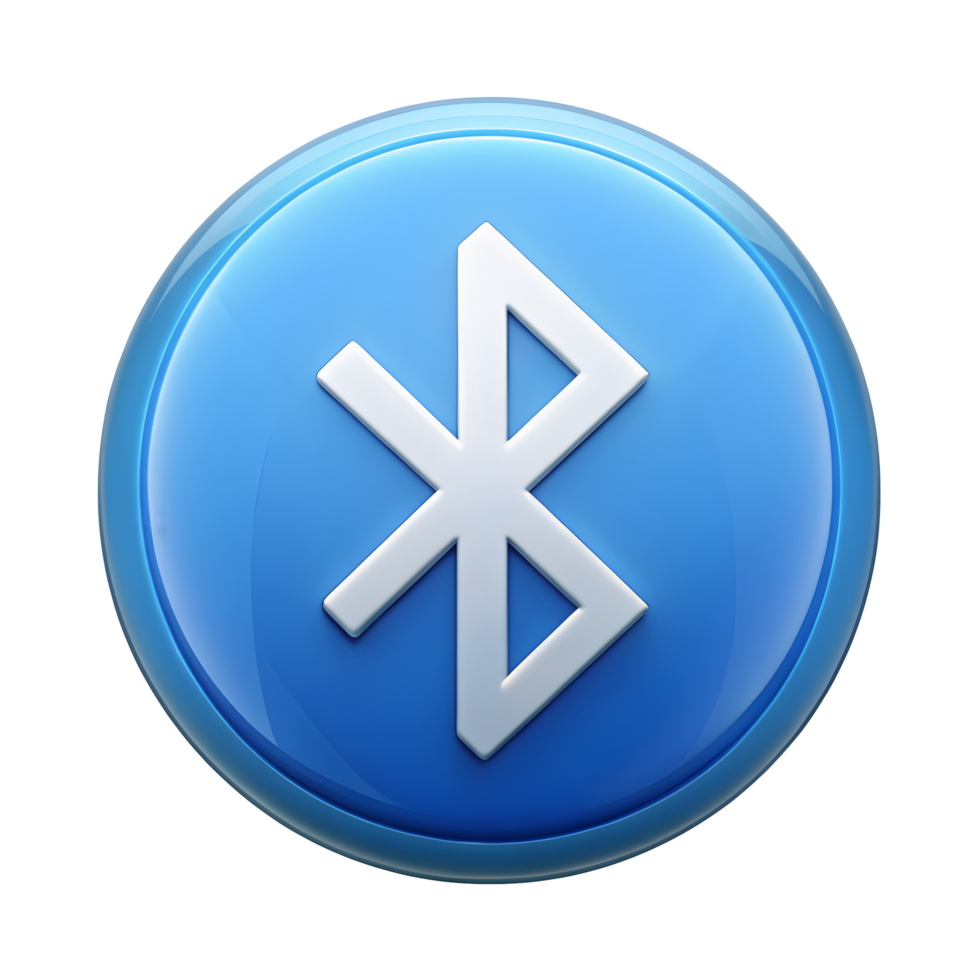 Wireless Bluetooth Technology Icon on Transparent Background png
