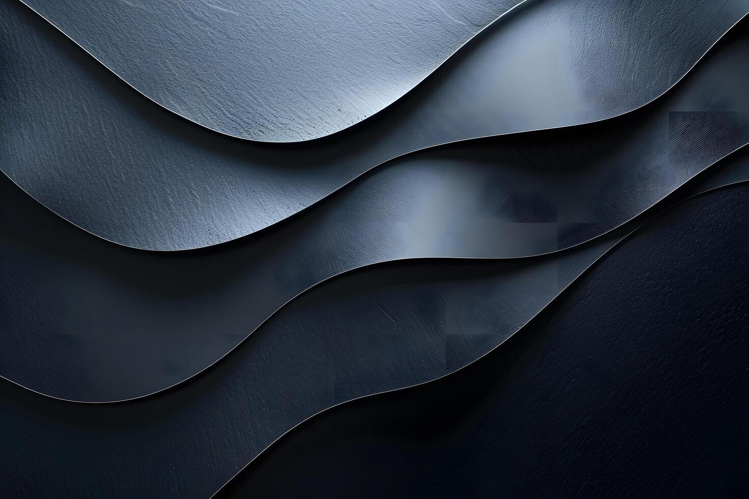 A close up of a black background with a wavy pattern photo