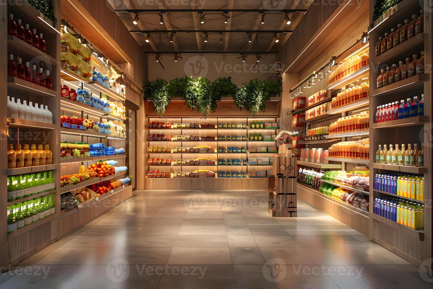 Store offering diverse beverages and drinks photo