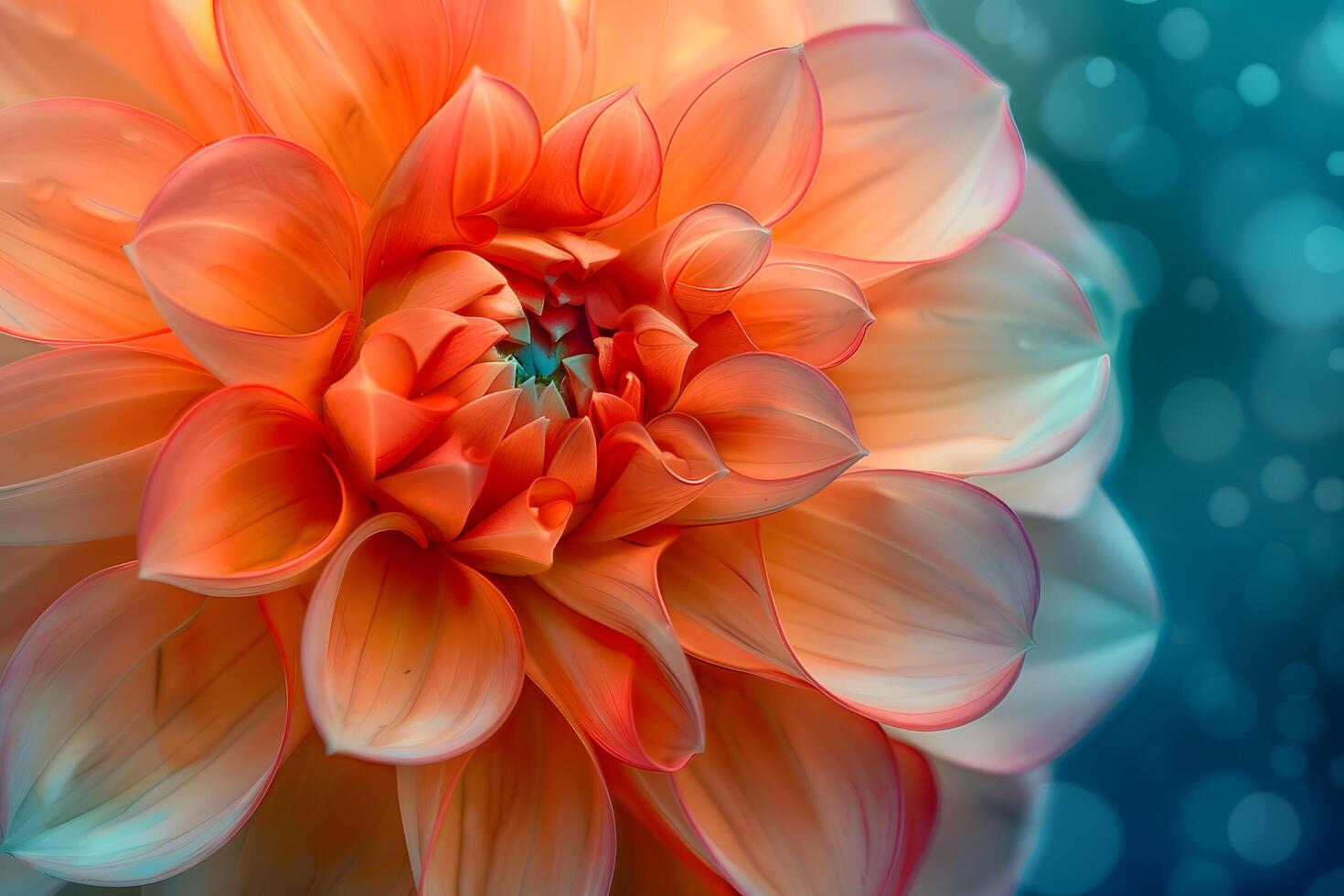 A close up of a flower with a blurry background photo