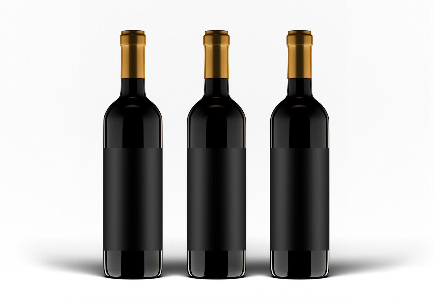 Wine bottle black color and label free images photo