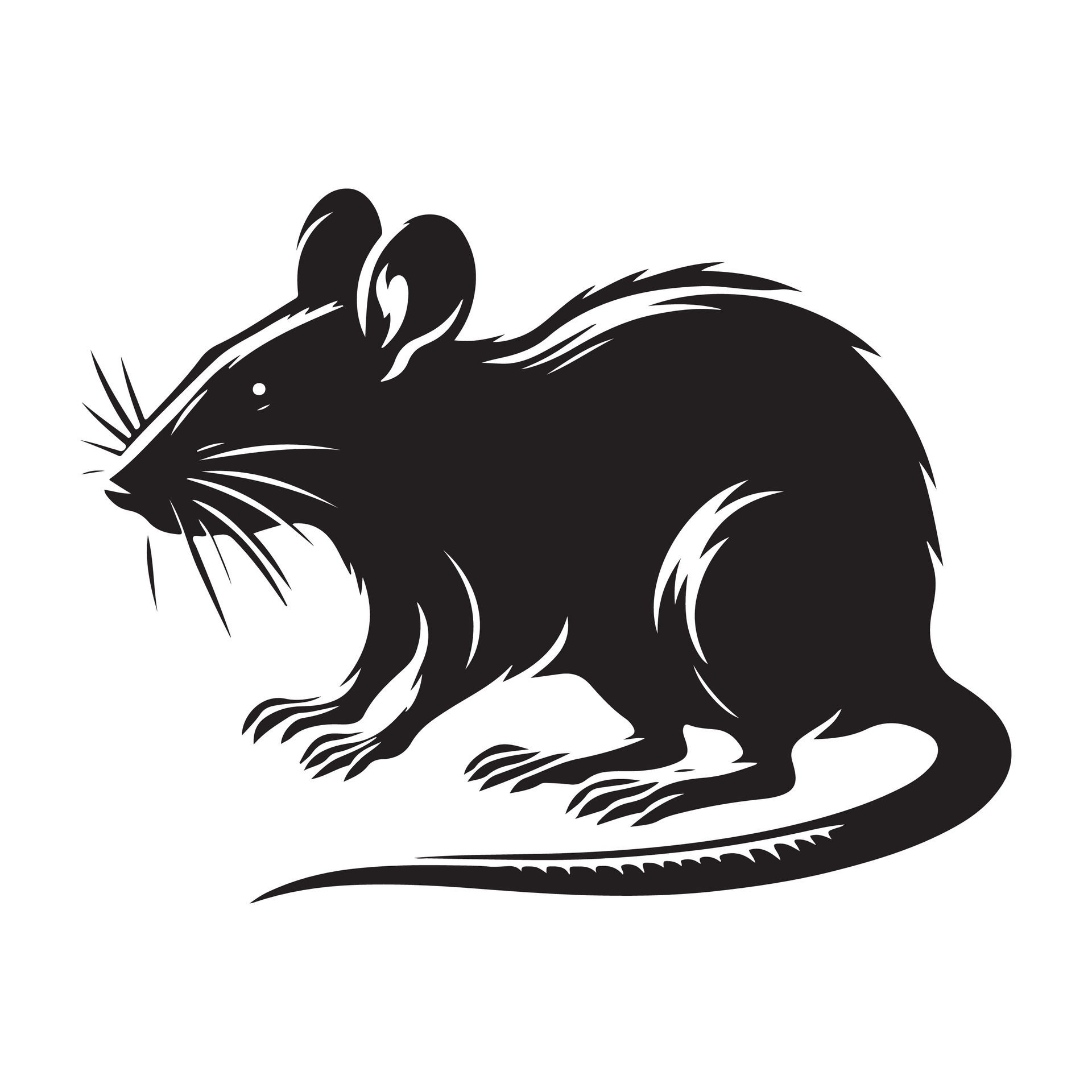 Rat vectors silhouette 46278026 Vector Art at Vecteezy