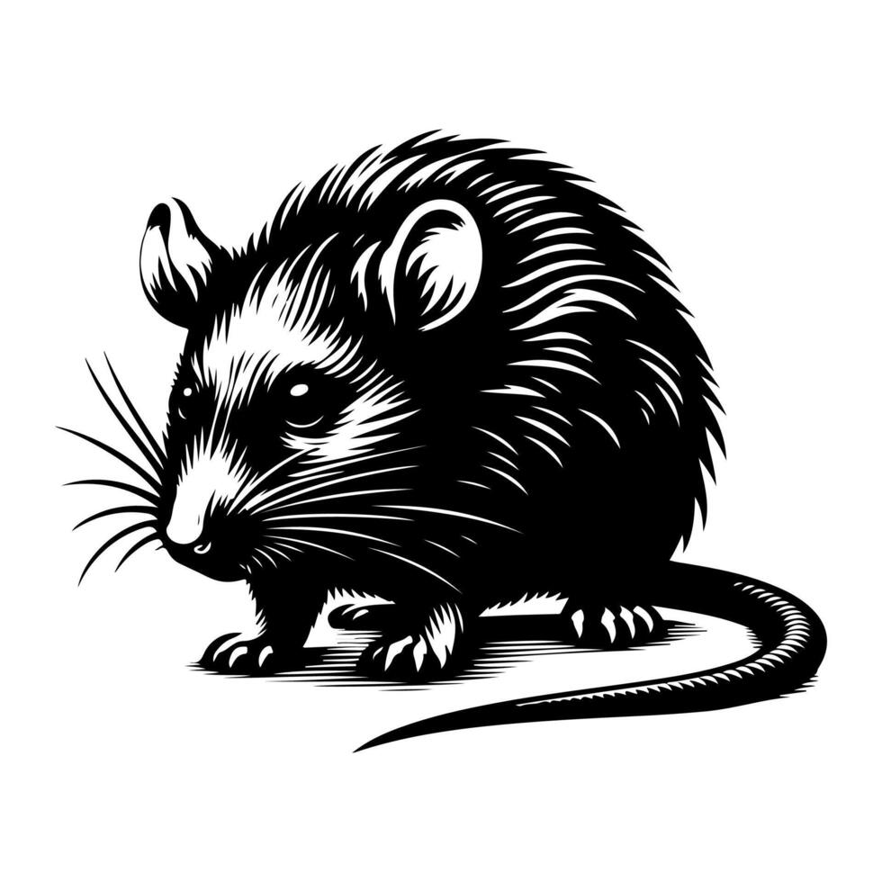 Rat vectors silhouette 46278080 Vector Art at Vecteezy