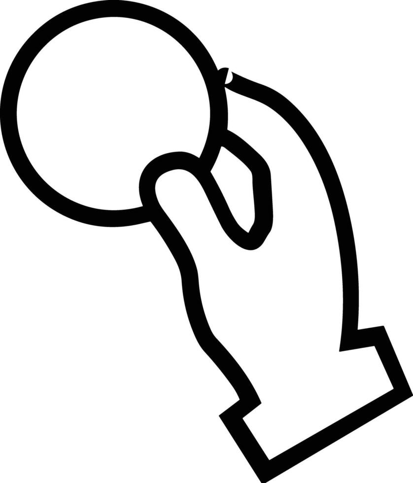 Hand icon symbol image illustration vector