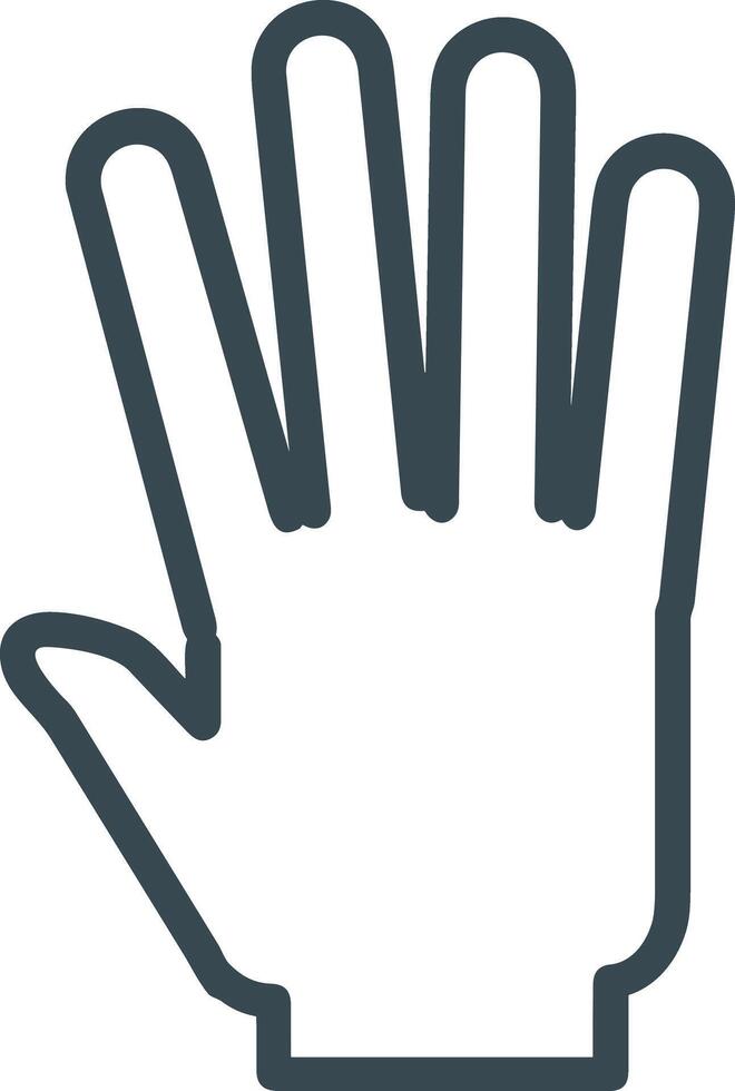 Hand icon symbol image illustration vector