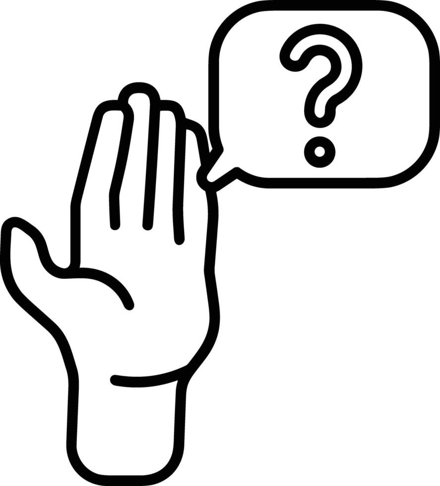 Hand icon symbol image illustration vector