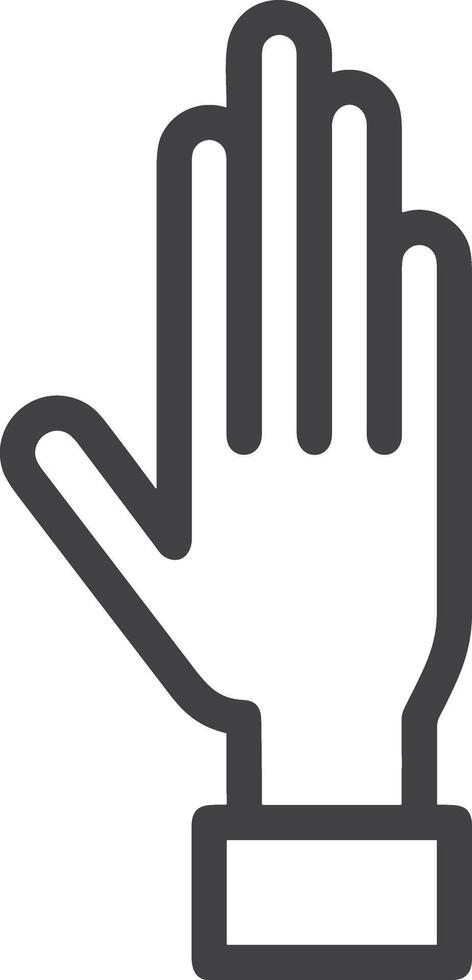 Hand icon symbol image illustration vector