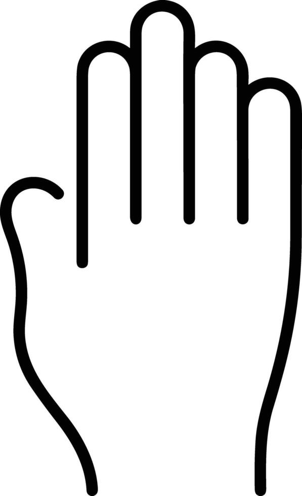 Hand icon symbol image illustration vector
