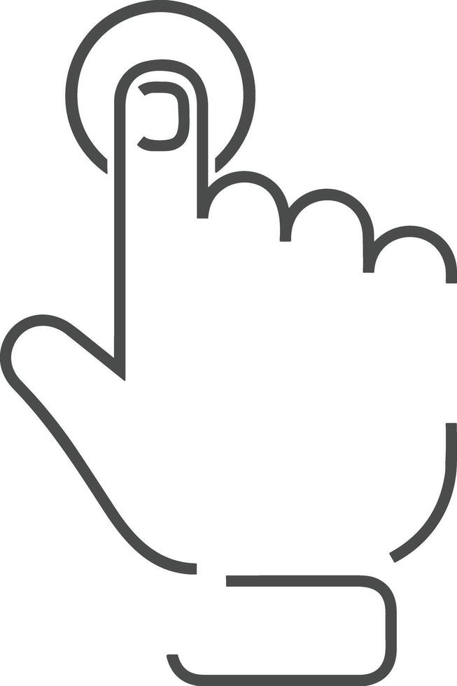 Hand icon symbol image illustration vector