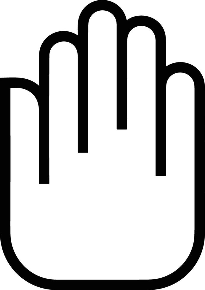 Hand icon symbol image illustration vector
