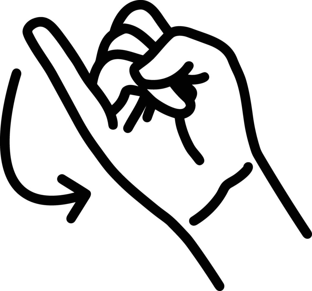 Hand icon symbol image illustration vector