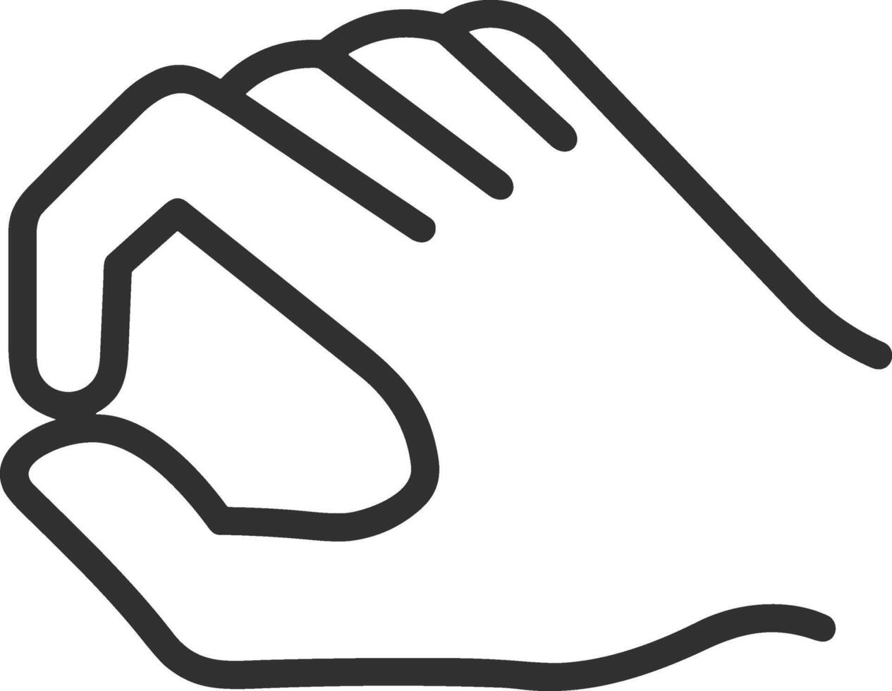 Hand icon symbol image illustration vector