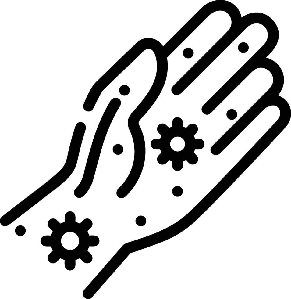 Hand icon symbol image illustration vector