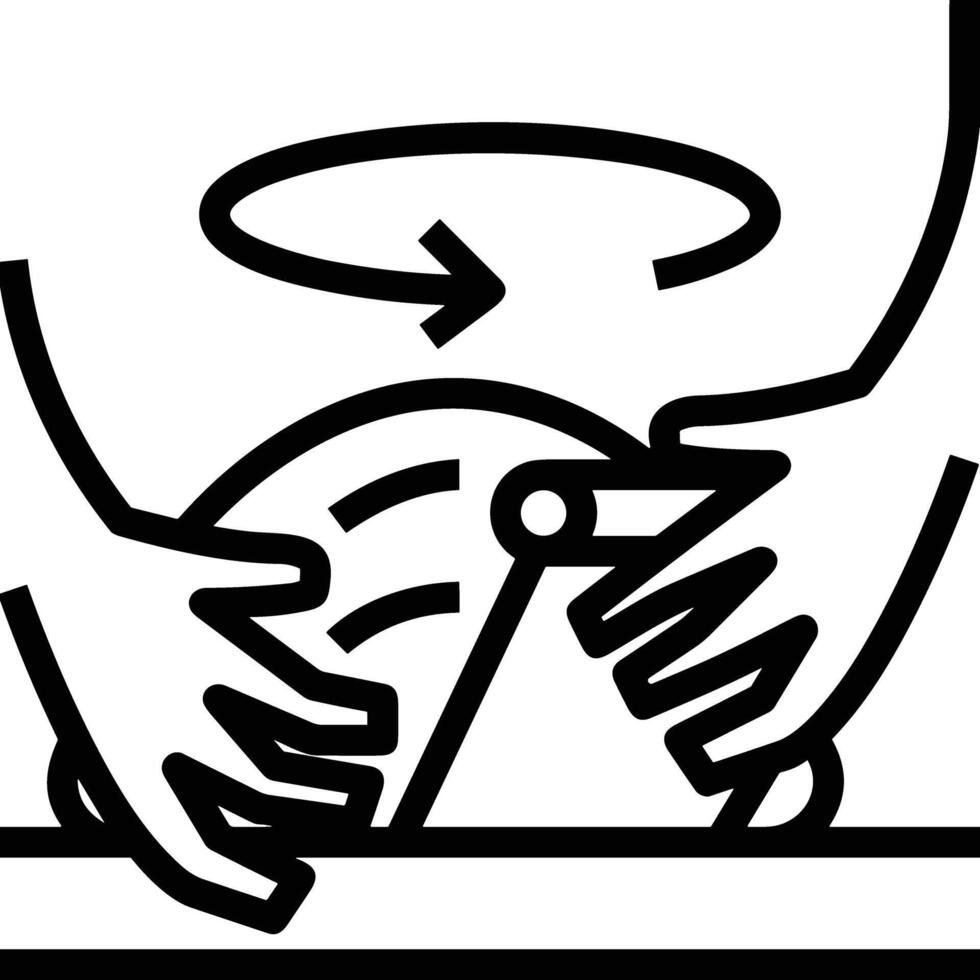 Hand icon symbol image illustration vector