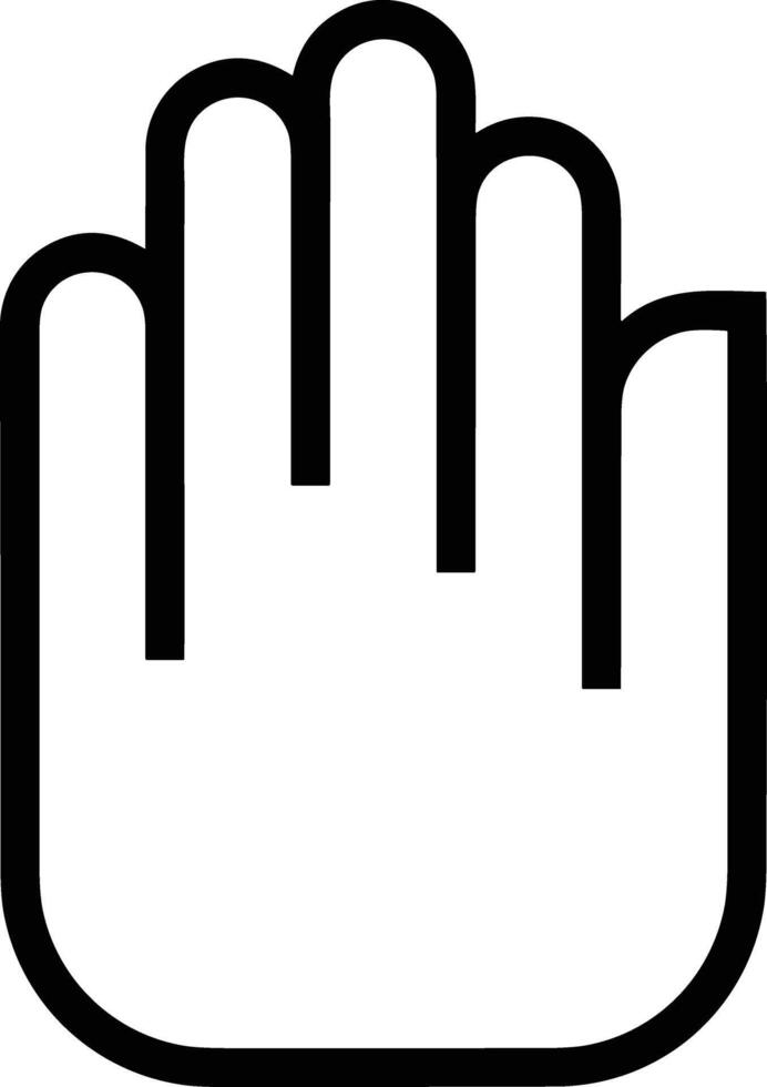 Hand icon symbol image illustration vector
