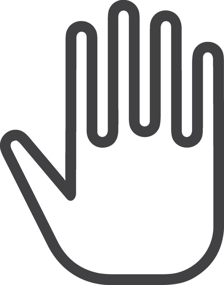 Hand icon symbol image illustration vector