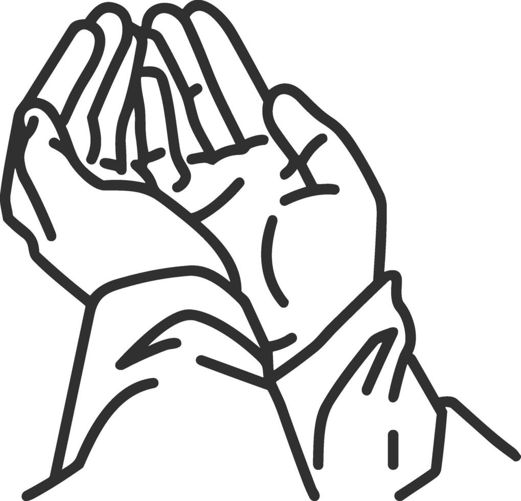 Hand icon symbol image illustration vector