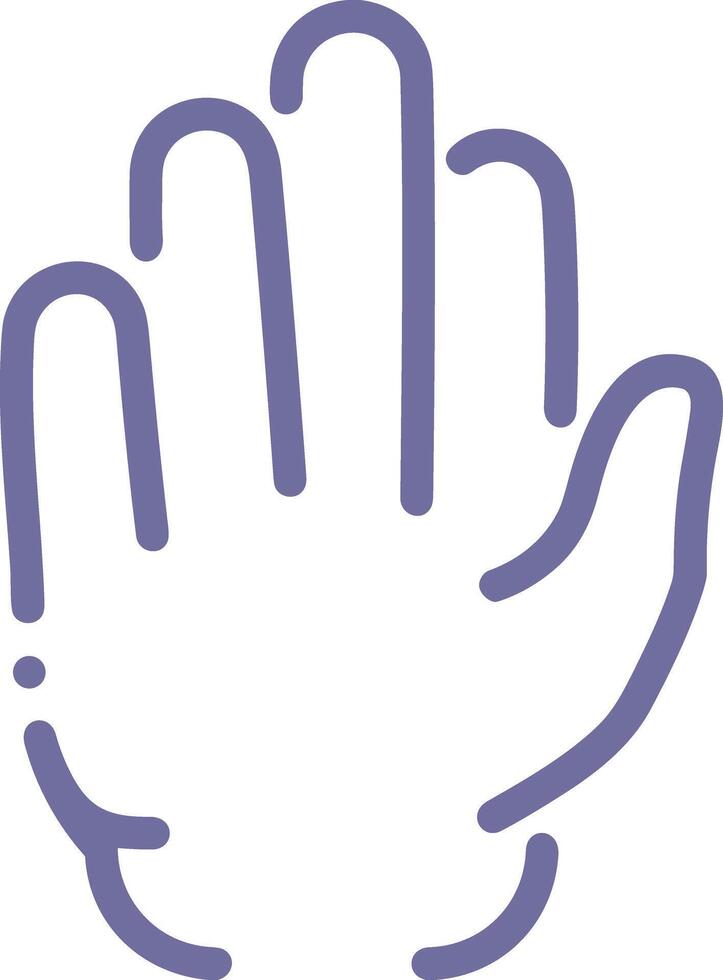 Hand icon symbol image illustration vector