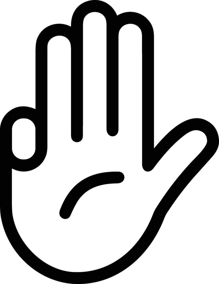 Hand icon symbol image illustration vector