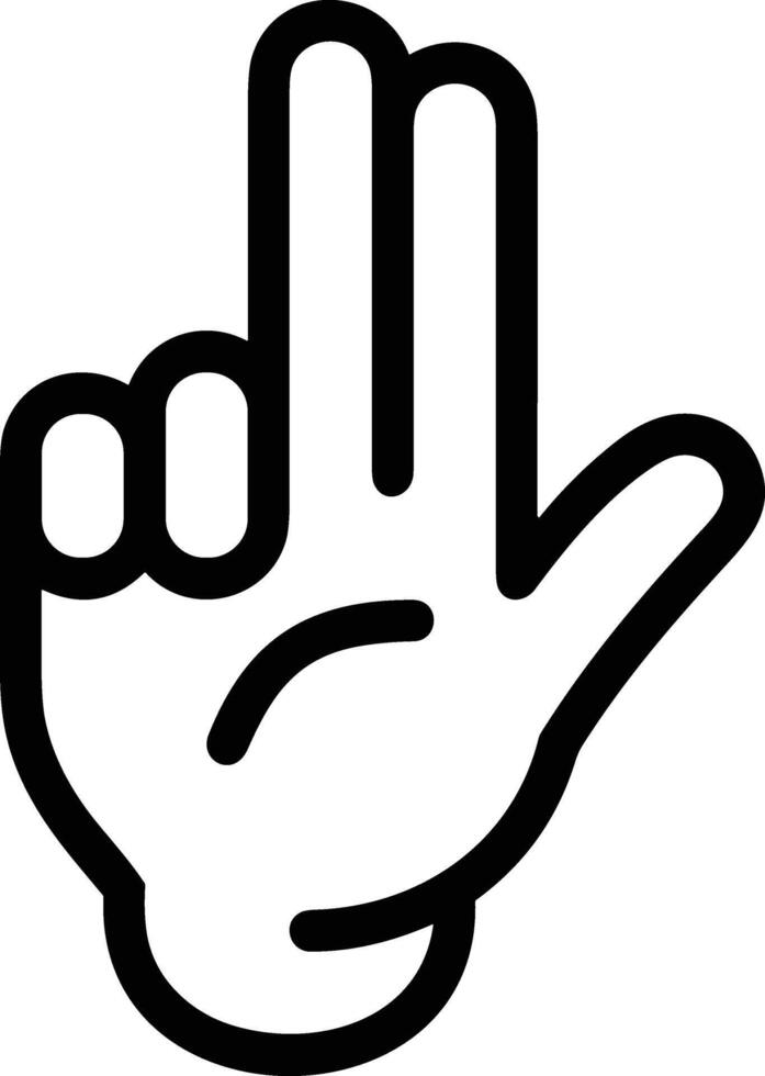 Hand icon symbol image illustration vector
