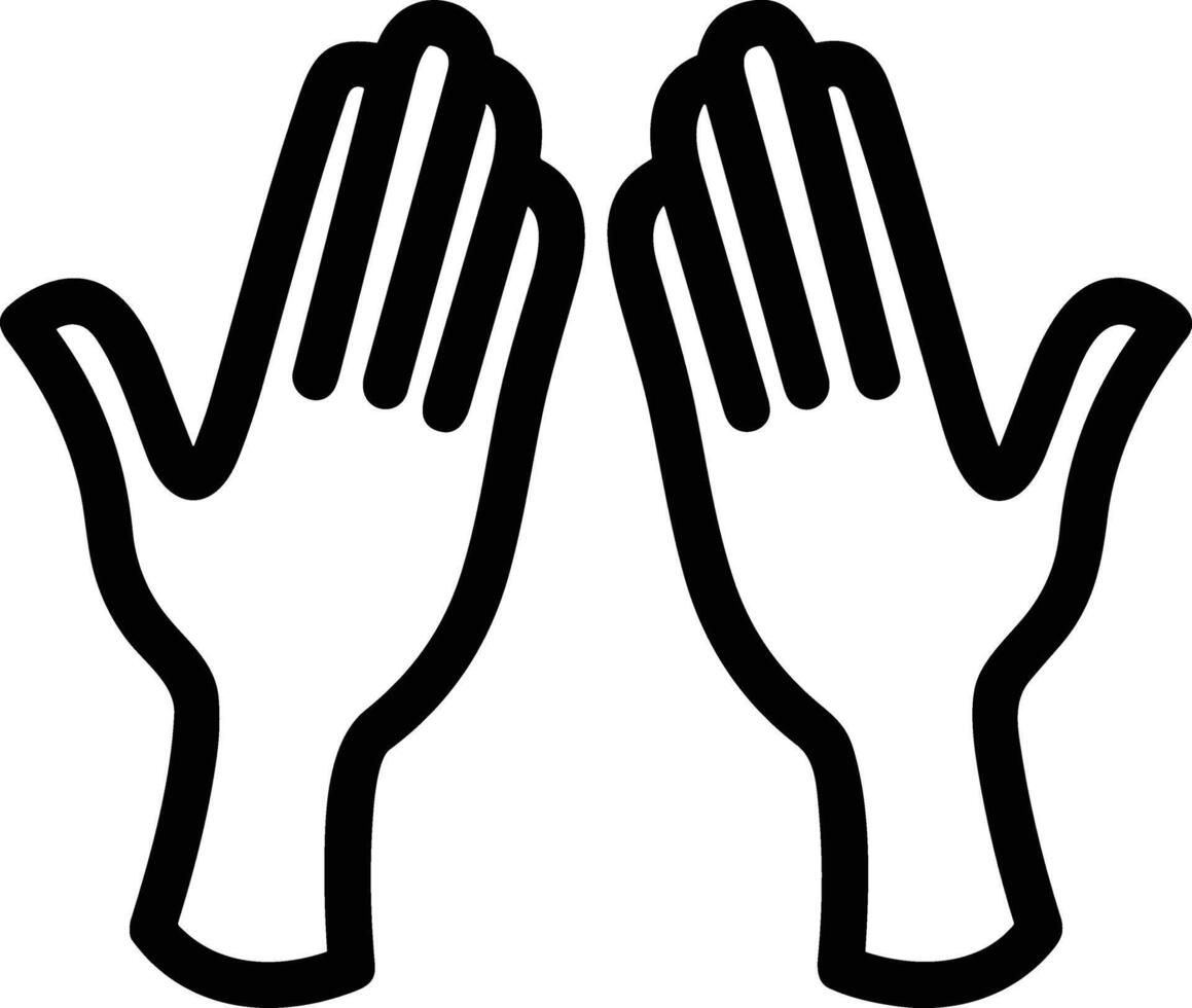 Hand icon symbol image illustration vector
